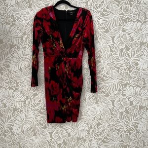 (Marciano) red velvet dress